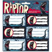Ars Una Raptor 3x6db füzetcímke