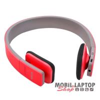 Astrum RAGA BT piros Bluetooth sztereó fejhallgató mikrofonnal HS-240BT PRÉMIUM KATEGÓRIA