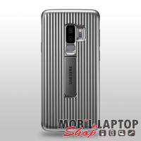 Kemény hátlap Samsung G965 Galaxy S9 Plus ( 6,2" ) ütésálló műanyag + gumi Ezüst EF-RG965CS