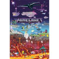 Minecraft "World beyond" 91,5x61 cm poszter