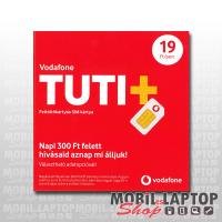 SIM kártya Vodafone TUTI+ csomag 0Ft lebeszélhető