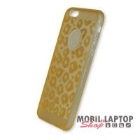 Szilikon tok Apple iPhone 6 / 6S arany Leopard soft-charm series TOTUDESIGN