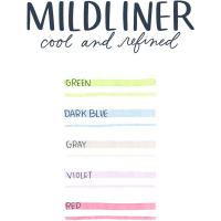 Zebra Mildliner Cool&Refined 5db-os kettős végű szövegkiemelő készlet