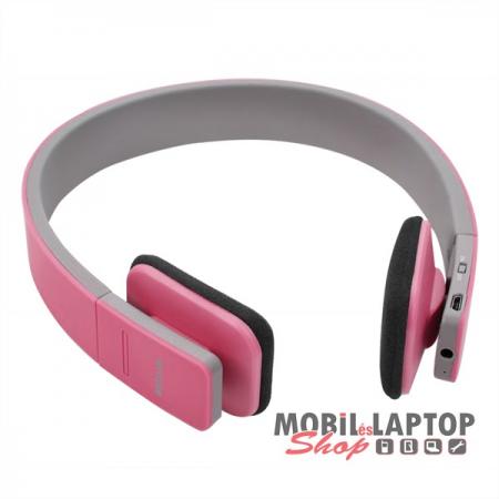 Astrum RAGA BT rózsaszín Bluetooth sztereó fejhallgató mikrofonnal HS-240BT PRÉMIUM KATEGÓRIA