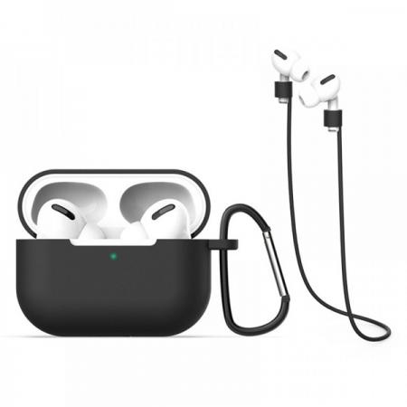 Cellect AIRPODSP-3IN1CASE-BK Airpods Pro 3in1 fekete tok